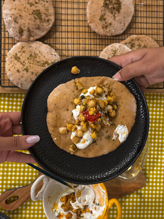 Super Delicious Khapli Wheat Pita Bread