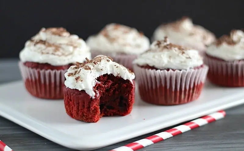 Red Velvet Muffin with Beetroot Atta