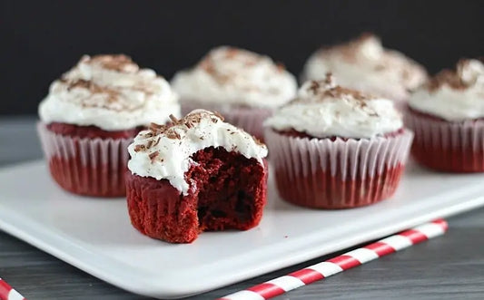 Red Velvet Muffin with Beetroot Atta