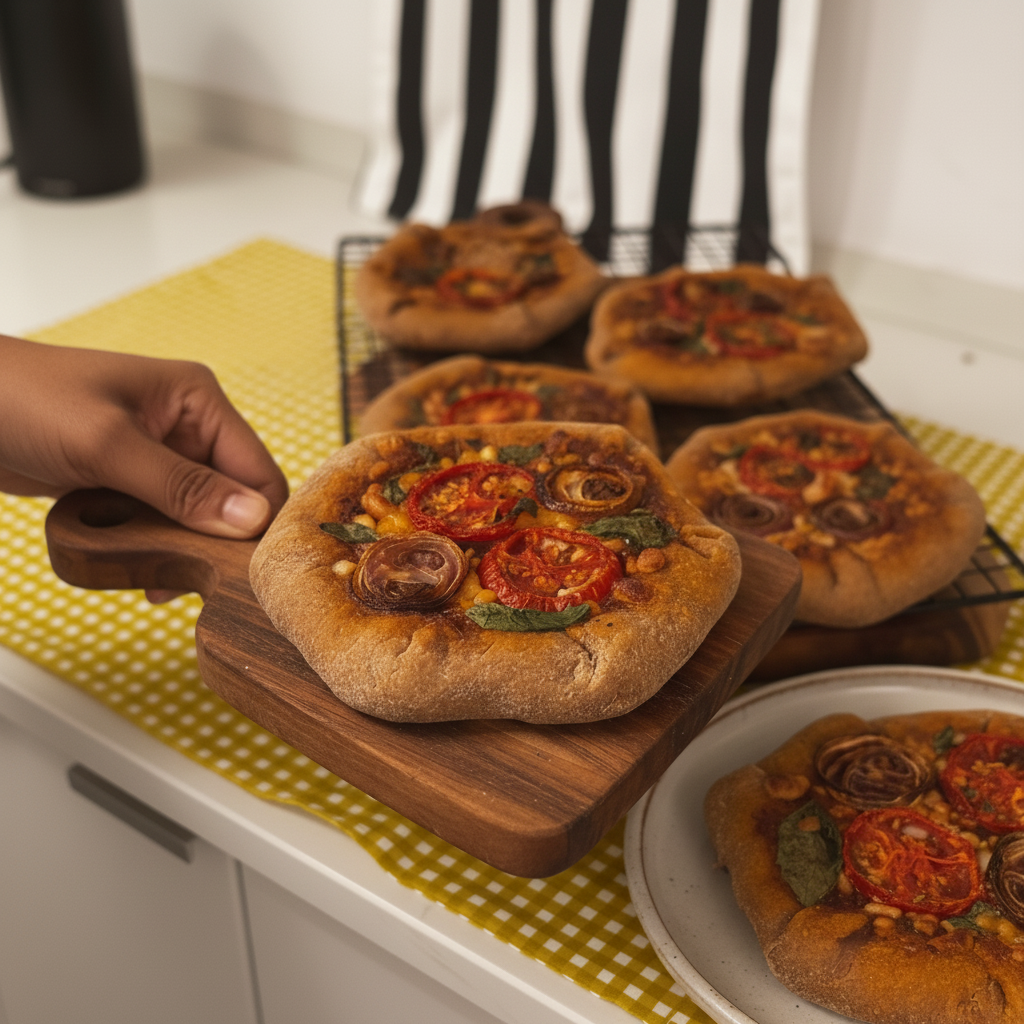 Diabetic Friendly Khapli Wheat Yummy Pizza