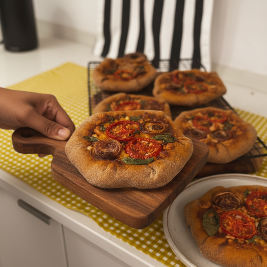 Diabetic Friendly Khapli Wheat Yummy Pizza