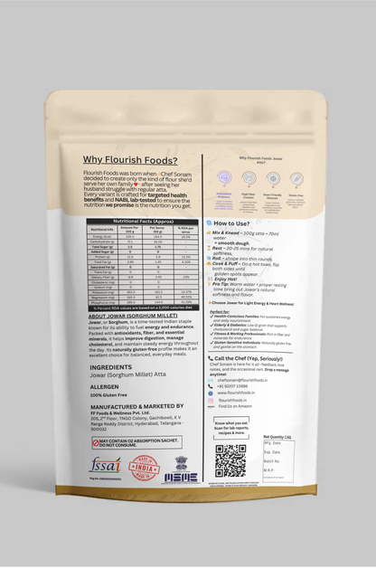 Jowar Atta – Light, Fibre-Rich & Naturally Gluten-Free
