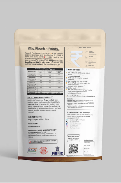 Ragi Finger Millet Atta (Gluten Free)