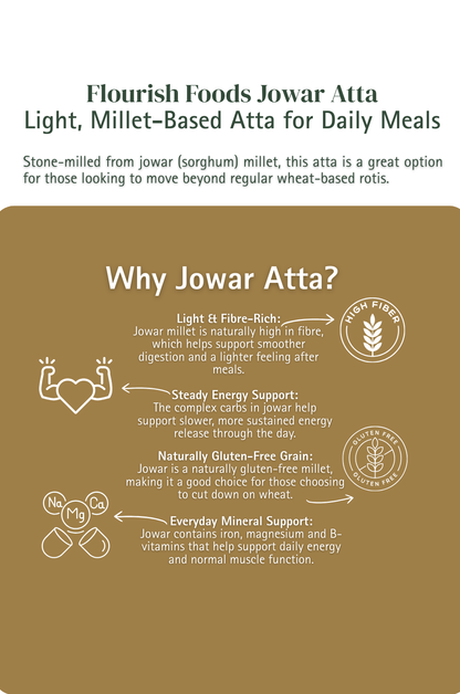 Jowar [Sorghum Millet] Atta – 100% Gluten-Free