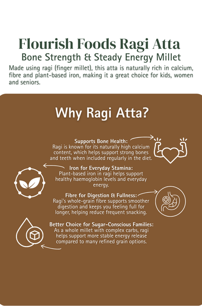 Ragi [Finger Millet] Atta - 100% Gluten Free