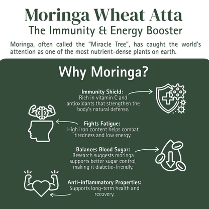 Moringa Wheat Atta