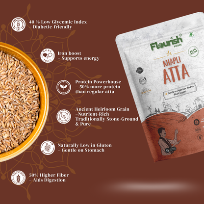 Khapli (Emmer) Wheat Atta