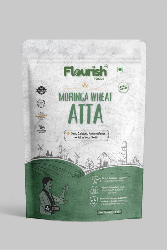 Moringa Wheat Atta