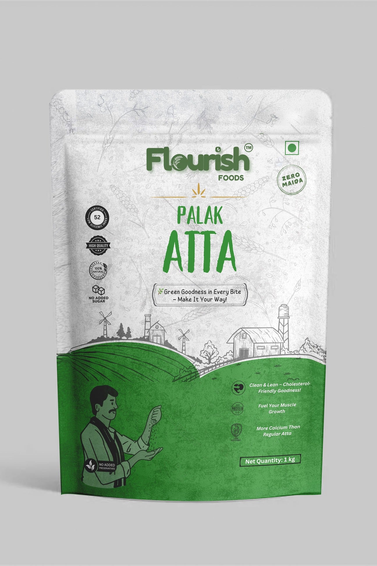 Palak (Spinach) Atta