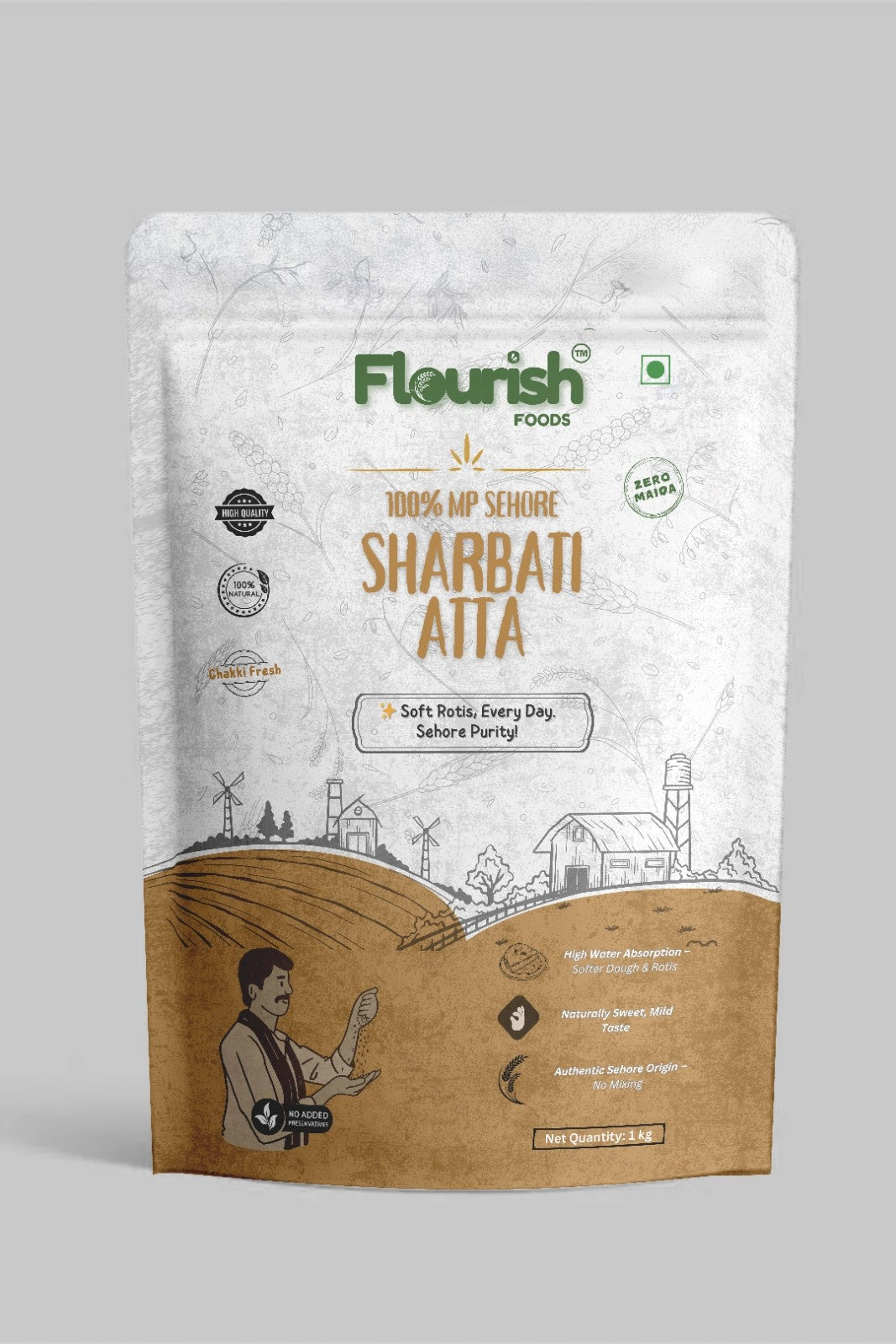 Sharbati Wheat Atta